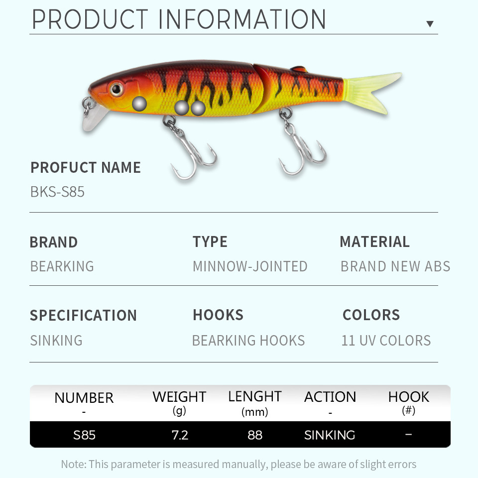 S85 Bearking ماركة 1 قطعة AS-S - مراجعة Fishing Equipment Brands وسعره